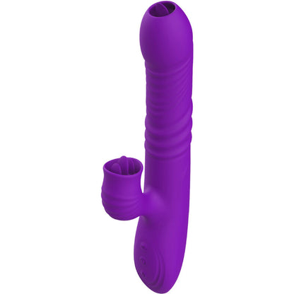 ARMONY - FULLY GSPOT VIBRATOR RABBIT WITH STIMULATING TONGUE VIOLET HEAT EFFECT