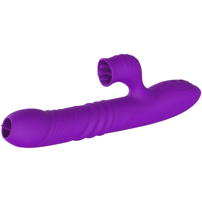 ARMONY - FULLY GSPOT VIBRATOR RABBIT WITH STIMULATING TONGUE VIOLET HEAT EFFECT