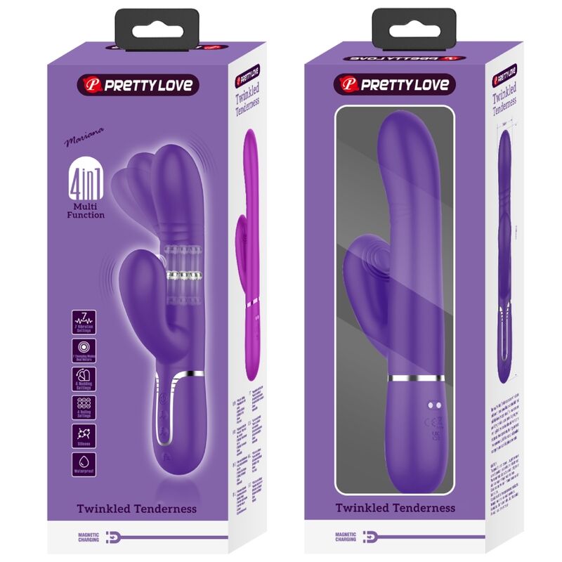 PRETTY LOVE - PURPLE MULTIFUNCTION G-SPOT VIBRATOR