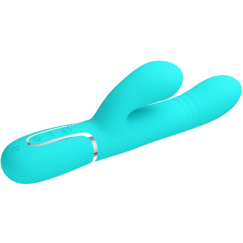 PRETTY LOVE - WATER GREEN MULTIFUNCTION G-SPOT VIBRATOR