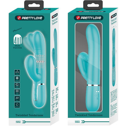 PRETTY LOVE - WATER GREEN MULTIFUNCTION G-SPOT VIBRATOR