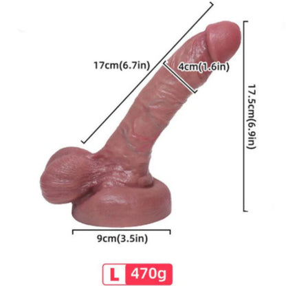 ARMONY - DILDO REALISTICO SILICONA LIQUIDA 17 CM