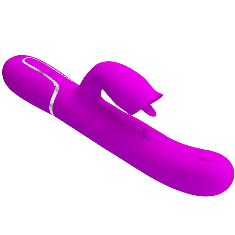 PRETTY LOVE - RABBIT VIBRATOR WITH FUCHSIA LICKING