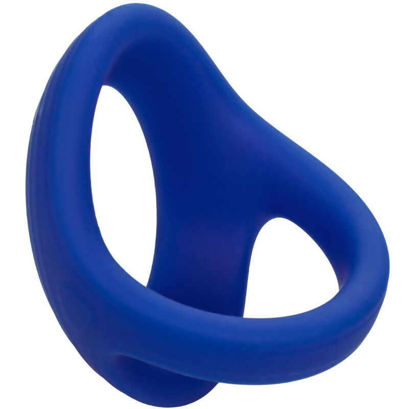 CALEXOTICS - ADMIRAL COCK BALL DOUBLE RING BLUE