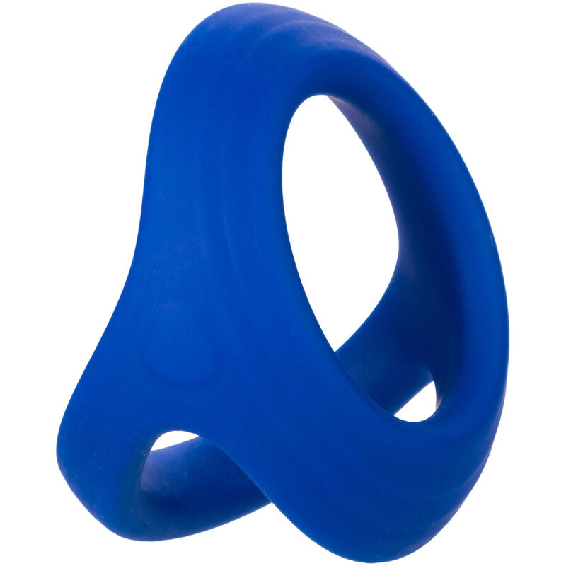 CALEXOTICS - ADMIRAL COCK BALL DOUBLE RING BLUE