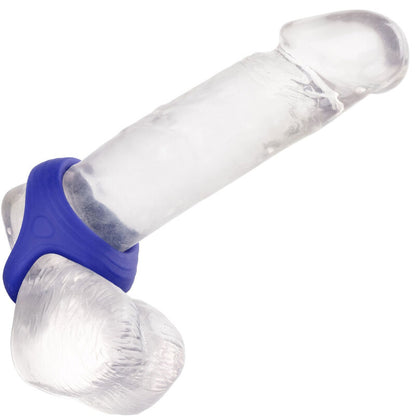 CALEXOTICS - ADMIRAL COCK BALL DOUBLE RING BLUE