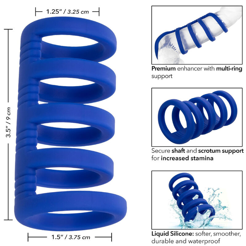 CALEXOTICS - ADMIRAL XTREME PENIS CAGE BLUE