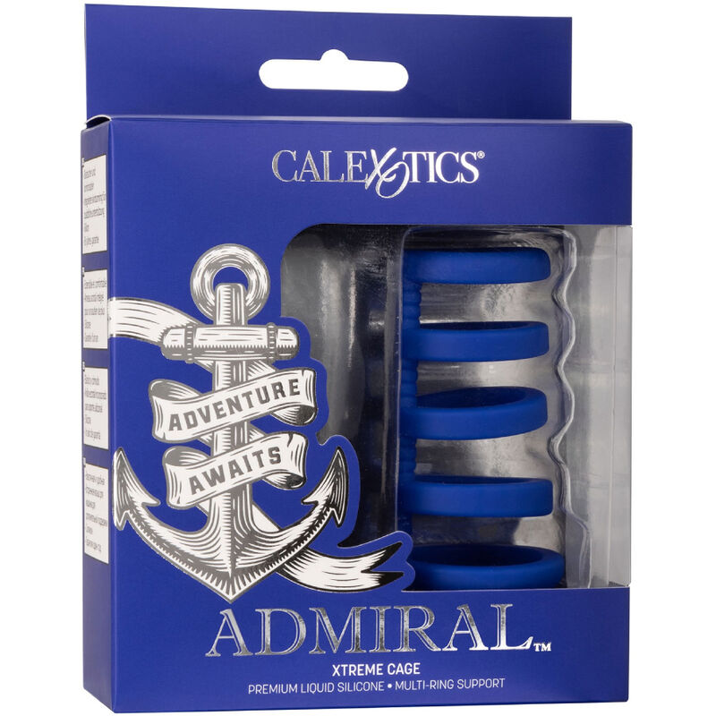 CALEXOTICS - ADMIRAL XTREME PENIS CAGE BLUE