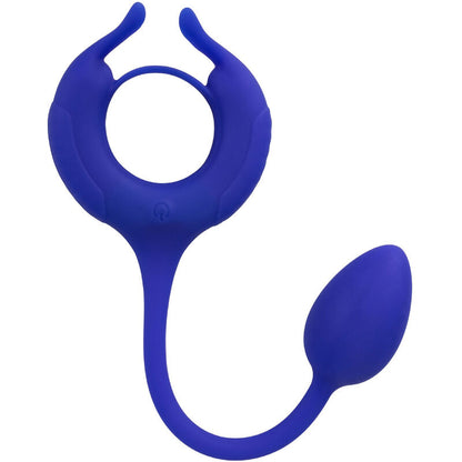 CALEXOTICS - ADMIRAL WEIGHTED BLUE PENIS RING