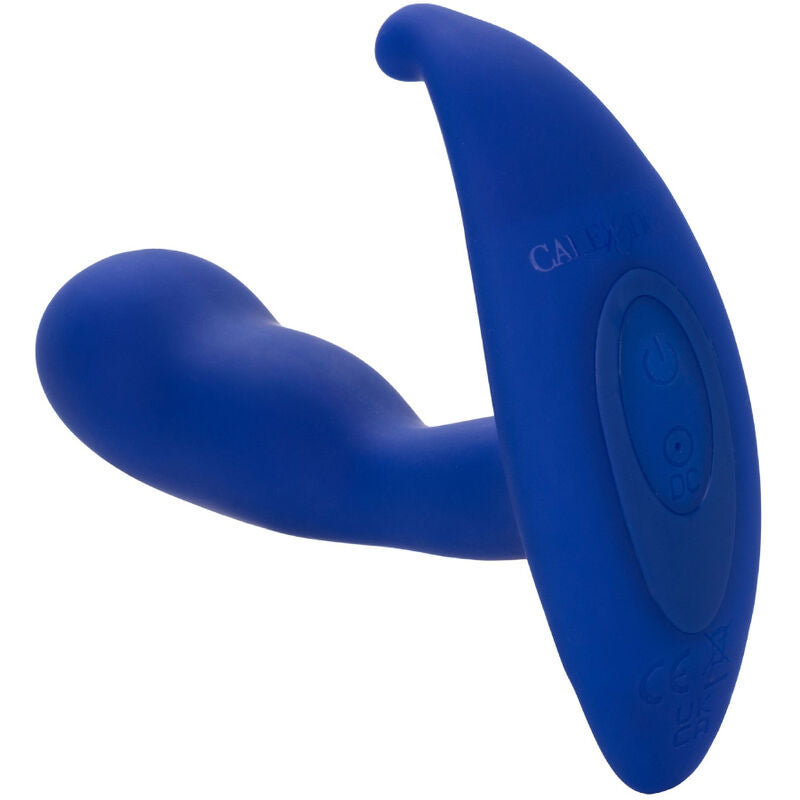 CALEXOTICS - ADMIRAL CURVED BLUE ANAL STIMULATOR &amp; VIBRATOR