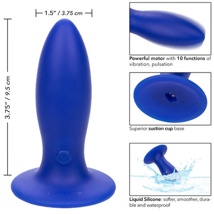 CALEXOTICS - ADMIRAL TORPEDO VIBRATING ANAL PLUG BLUE