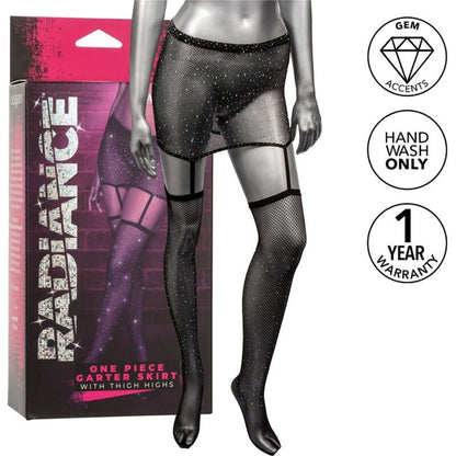 CALEXOTICS - RADIANCE THIGH LENGTH GARTER SKIRT