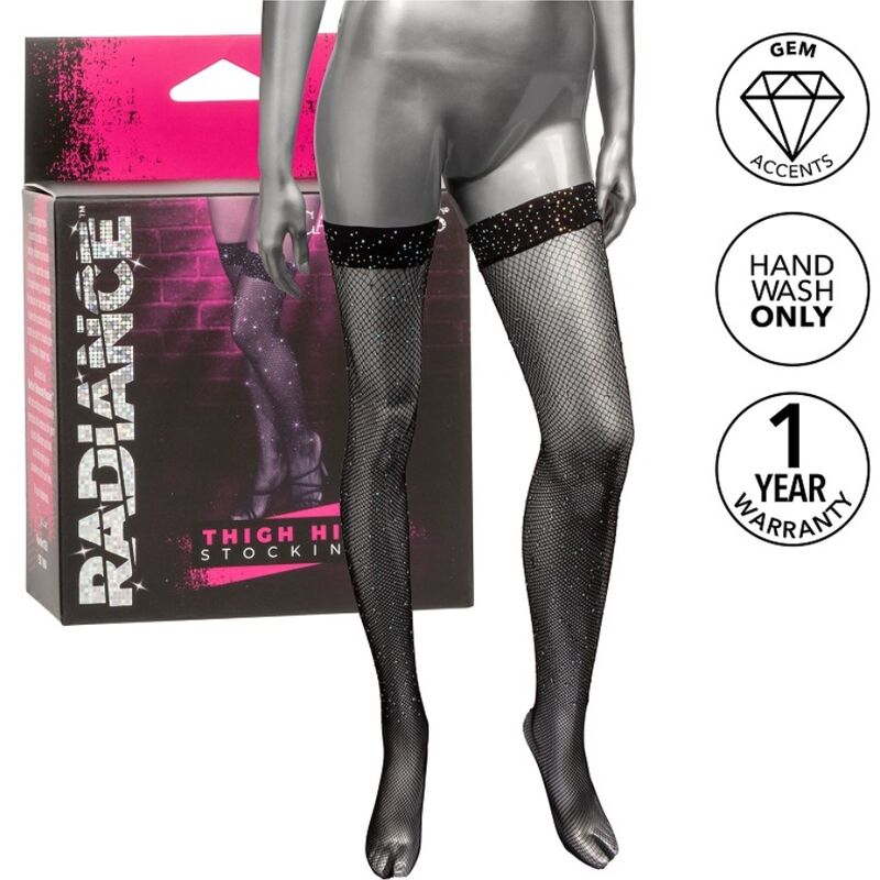 CALEXOTICS - RADIANCE BEADED THIGH HIGH STOCKINGS