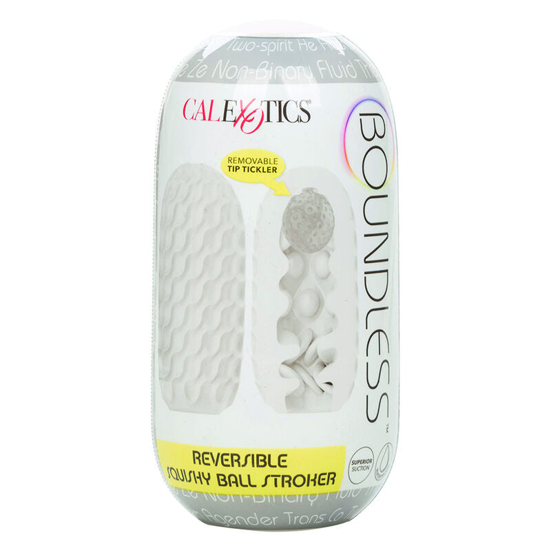 CALEXOTICS - BOUNDLESS STROKER SOFT REVERSIBLE GRAY