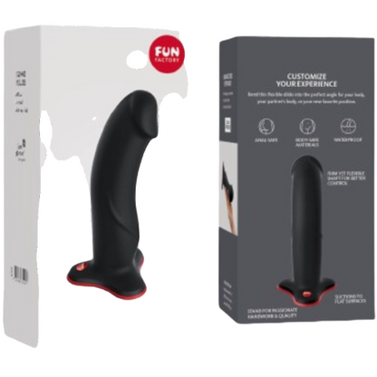 FUN FACTORY - THE BOSS REALISTIC BLACK DILDO