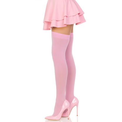 LEG AVENUE - PINK NYLON TIGHTS