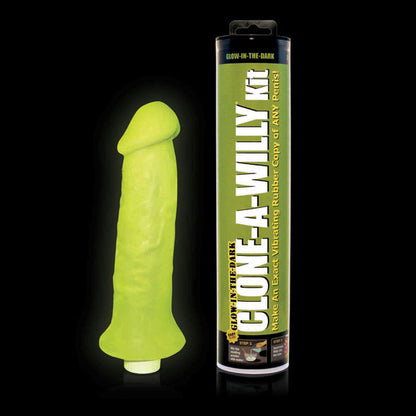 CLONE A WILLY - GREEN LUMINESCENT PENIS CLONER WITH VIBRATOR