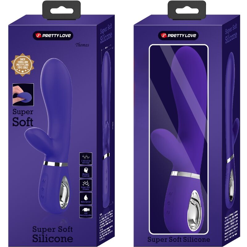 PRETTY LOVE - THOMAS MULTIFUNCTION G-SPOT VIBRATOR VIOLET