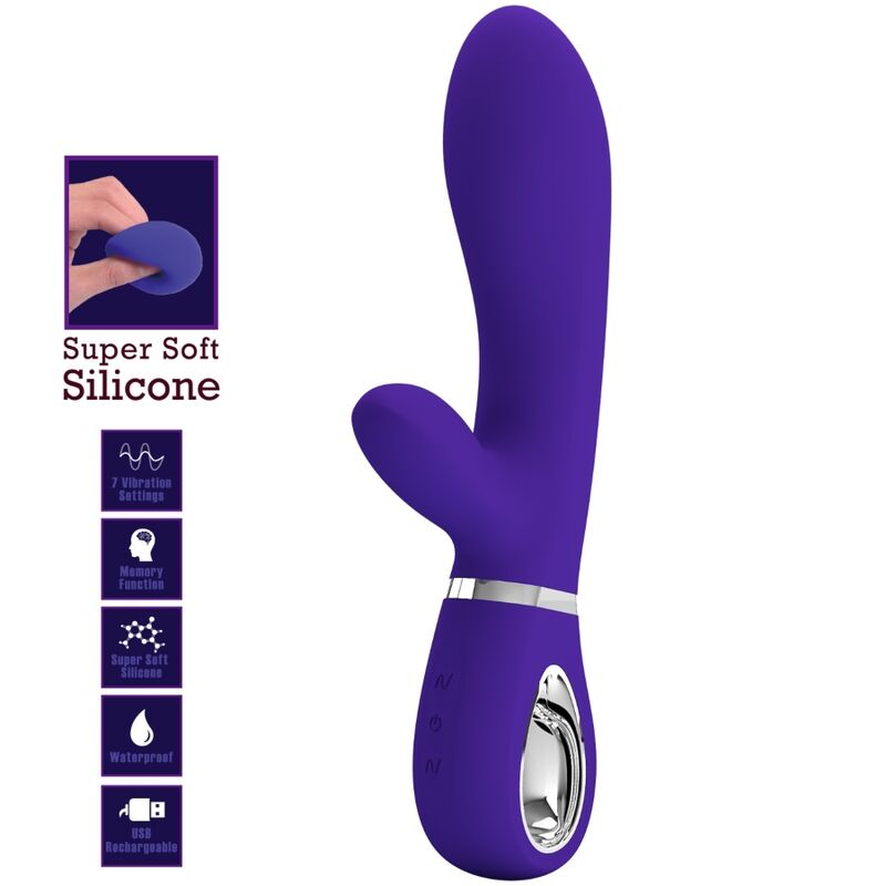 PRETTY LOVE - THOMAS MULTIFUNCTION G-SPOT VIBRATOR VIOLET