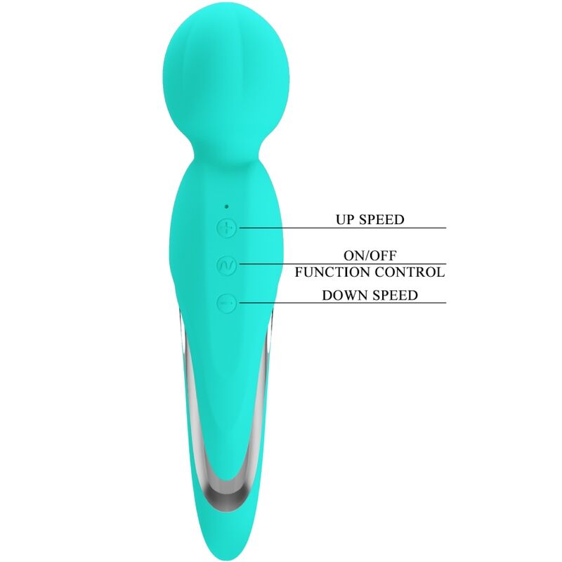 PRETTY LOVE - WALTER VIBRATOR WAND WATER GREEN