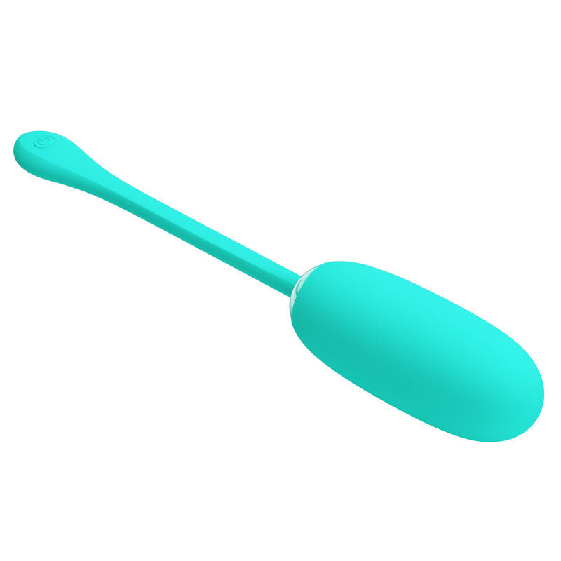 PRETTY LOVE - JULIUS WATERPROOF &amp; RECHARGEABLE VIBRATING EGG AQUA GREEN