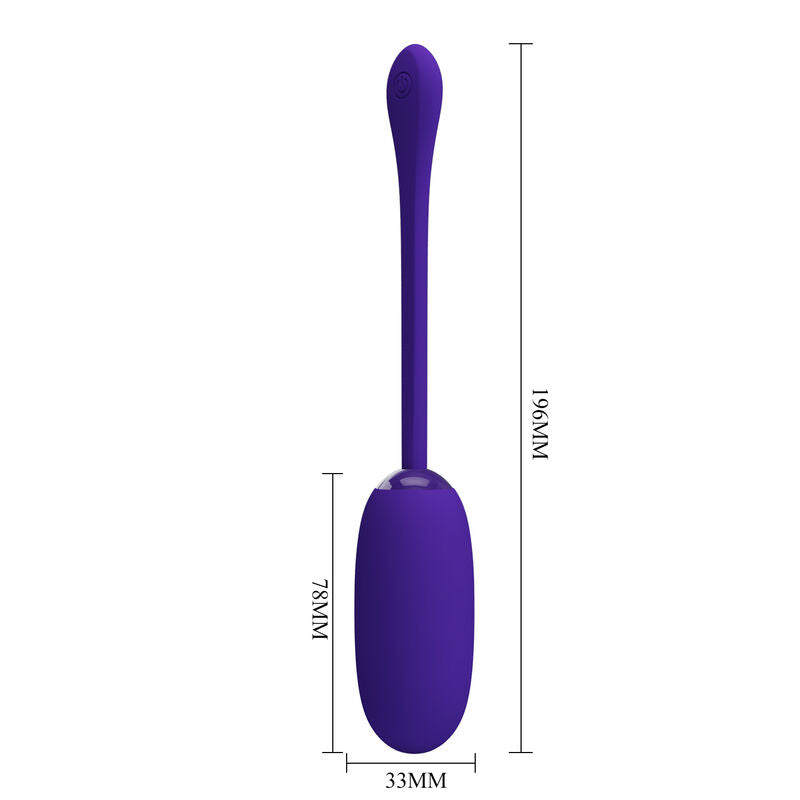 PRETTY LOVE - JULIUS WATERPROOF &amp; RECHARGEABLE VIBRATING EGG LILAC