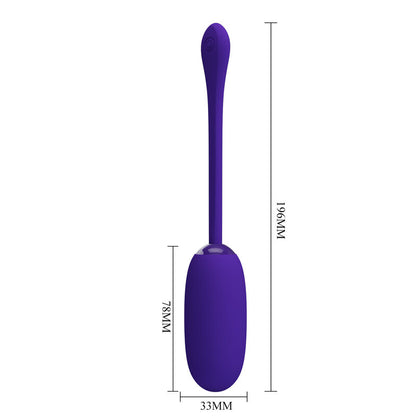 PRETTY LOVE - JULIUS WATERPROOF &amp; RECHARGEABLE VIBRATING EGG LILAC