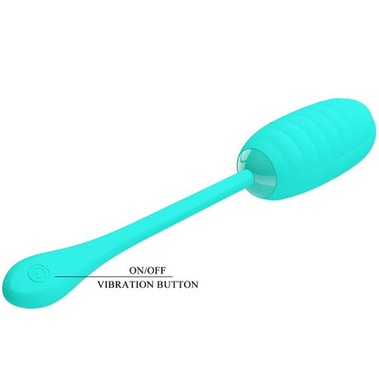 PRETTY LOVE - KIRK RECHARGEABLE VIBRATING EGG WATER GREEN