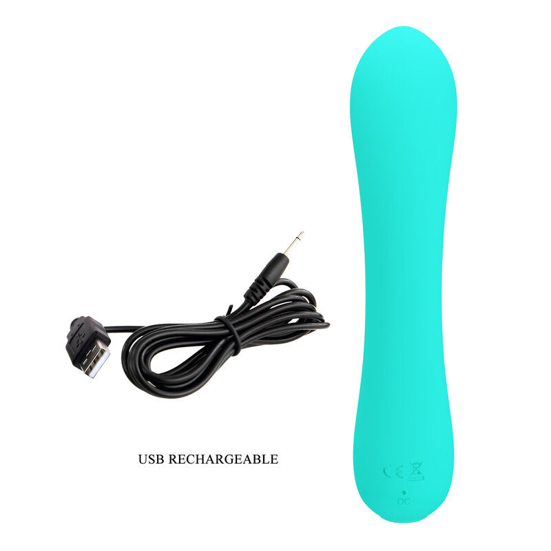 PRETTY LOVE - PRESCOTT RECHARGEABLE VIBRATOR WATER GREEN