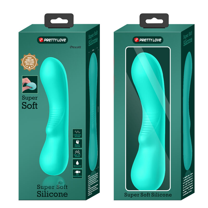 PRETTY LOVE - PRESCOTT RECHARGEABLE VIBRATOR WATER GREEN