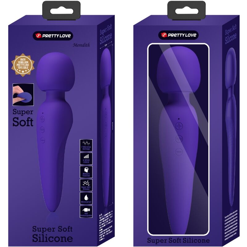 PRETTY LOVE - MEREDITH MASSAGER 12 VIBRATION MODES LILAC