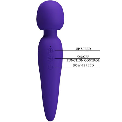 PRETTY LOVE - MEREDITH MASSAGER 12 VIBRATION MODES LILAC