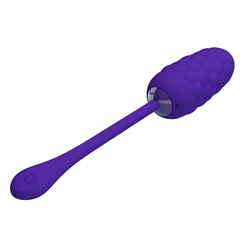 PRETTY LOVE - LILAC RECHARGEABLE MARINE TEXTURE VIBRATING EGG