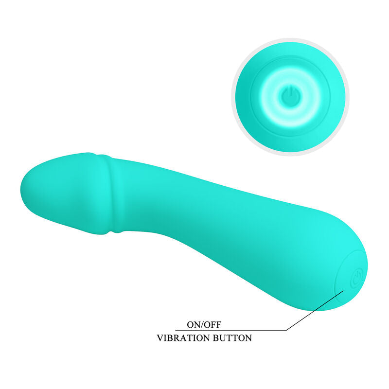 PRETTY LOVE - CETUS RECHARGEABLE VIBRATOR WATER GREEN