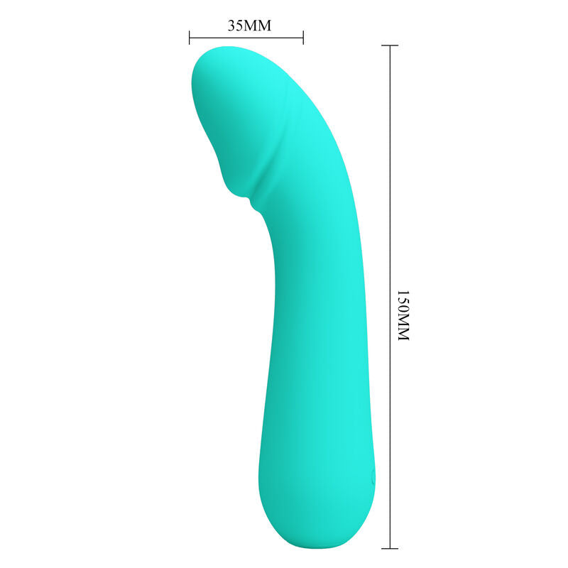 PRETTY LOVE - CETUS RECHARGEABLE VIBRATOR WATER GREEN