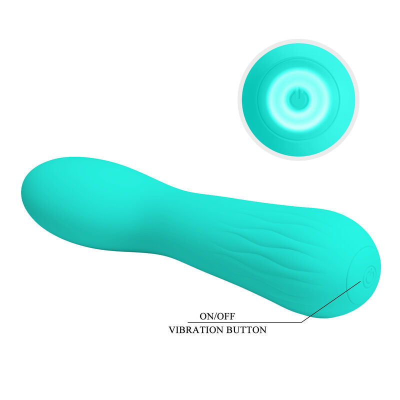 PRETTY LOVE - FAUN WATER GREEN RECHARGEABLE VIBRATOR