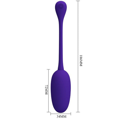 PRETTY LOVE - KNUCKER RECHARGEABLE VIBRATING EGG LILAC