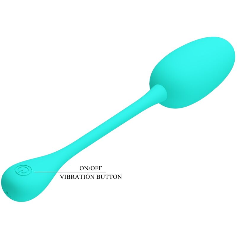 PRETTY LOVE - KNUCKER RECHARGEABLE VIBRATING EGG WATER GREEN