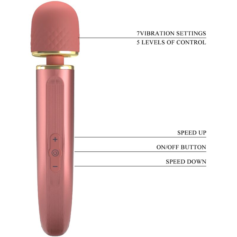 PRETTY LOVE - PINK VIBRATION 7 MODE MASSAGER