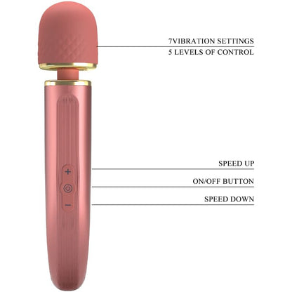 PRETTY LOVE - PINK VIBRATION 7 MODE MASSAGER