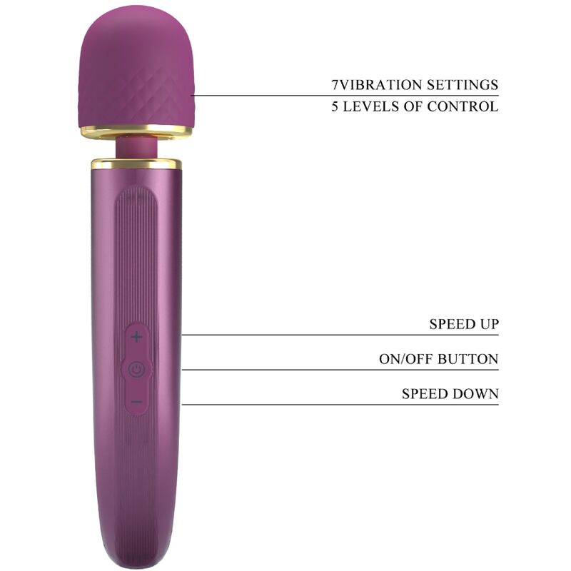 PRETTY LOVE - 7 VIBRATION MODES MASSAGER LILAC