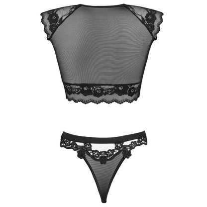 LIVCO CORSETTI FASHION - TIMOSAN LC 90631 BRA + PANTY BLACK S/M