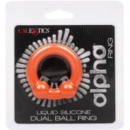 CALEXOTICS - ALPHA DOUBLE BALL RING ORANGE