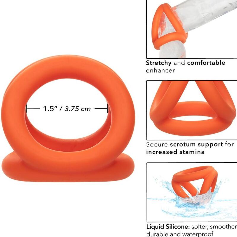 CALEXOTICS - ALPHA TRIPLE ORANGE RING