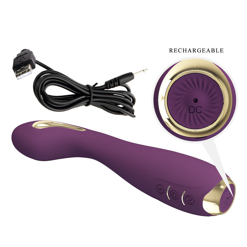 PRETTY LOVE - HECTOR ELECTROSHOCK VIBRATOR WITH APP CONTROL LILAC