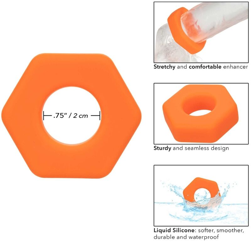 CALEXOTICS - ALPHA ORANGE SEXGONE PROLONGED RING