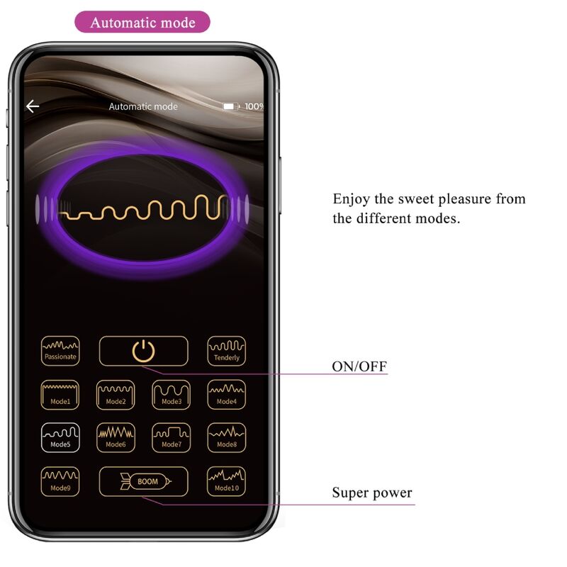 PRETTY LOVE - AUGUST DOUBLE PLEASURE VIBRATOR APP REMOTE