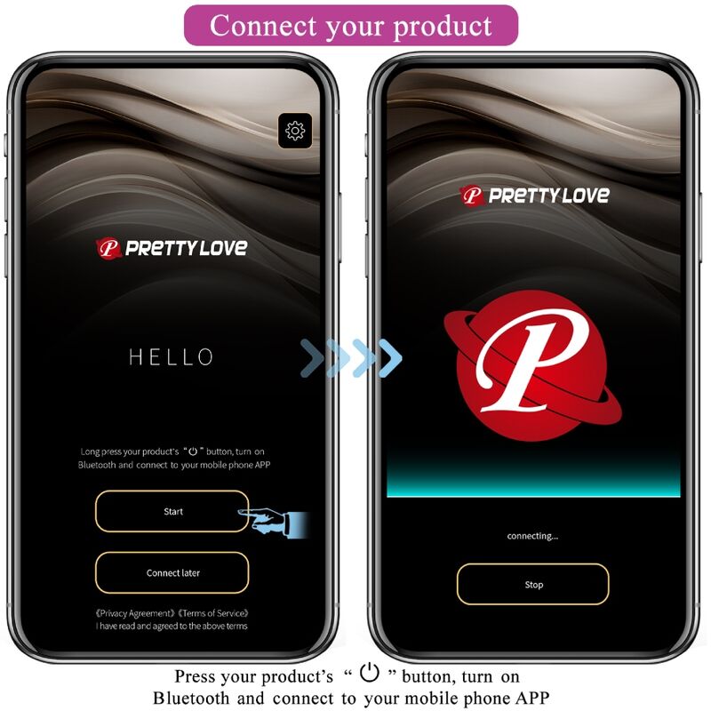 PRETTY LOVE - AUGUST DOUBLE PLEASURE VIBRATOR APP REMOTE