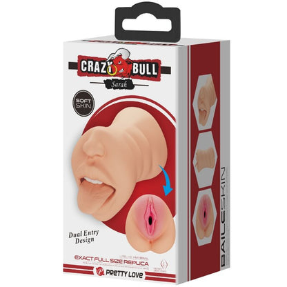 CRAZY BULL - SARAH DOUBLE ENTRY VAGINA SHAPED MASTUBATOR