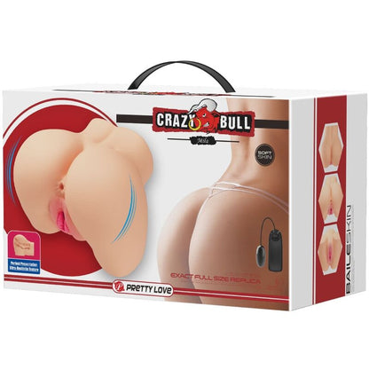 CRAZY BULL - REALISTIC VAGINA AND ANUS VIBRATOR MILA